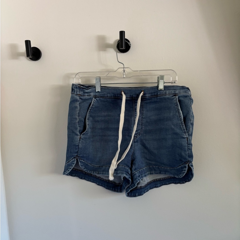 UpWest Blue Jean Shorts with Drawstring Waistband